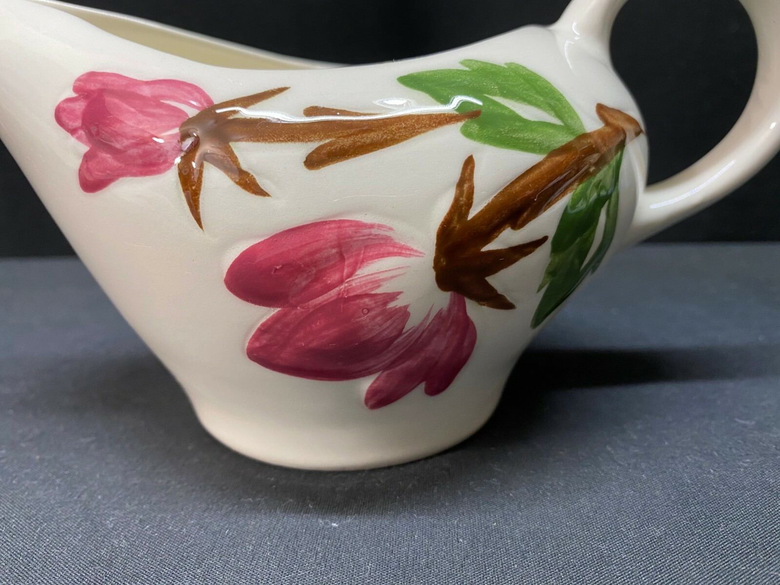 Canonsburg Pottery "AMERICAN BEAUTY" Gravy Boat eBay
