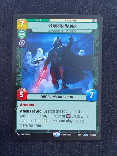 Darth Vader (087/252) - Star Wars Unlimited - Foto 1 di 2