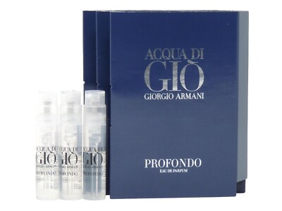 GIORGIO ARMANI ACQUA DI GIO PROFONDO EDP x COLOGNE SPRAY  SAMPLES