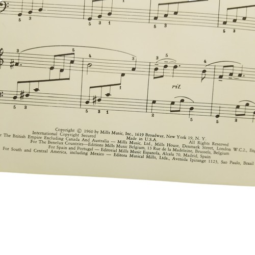 The Surf Riders 1960 Vintage Sheet Music Piano Solo Michael Aaron Piano Course - Picture 3 of 4