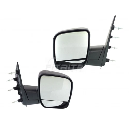 New Left & Right Manual Door Mirror Dual Glass Fits Ford E-350 Super Duty 02-08