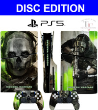 PS5 Themed Decal Sticker Skin for PS5 Slim DISC EDITION Wrap Vinyl  Controller