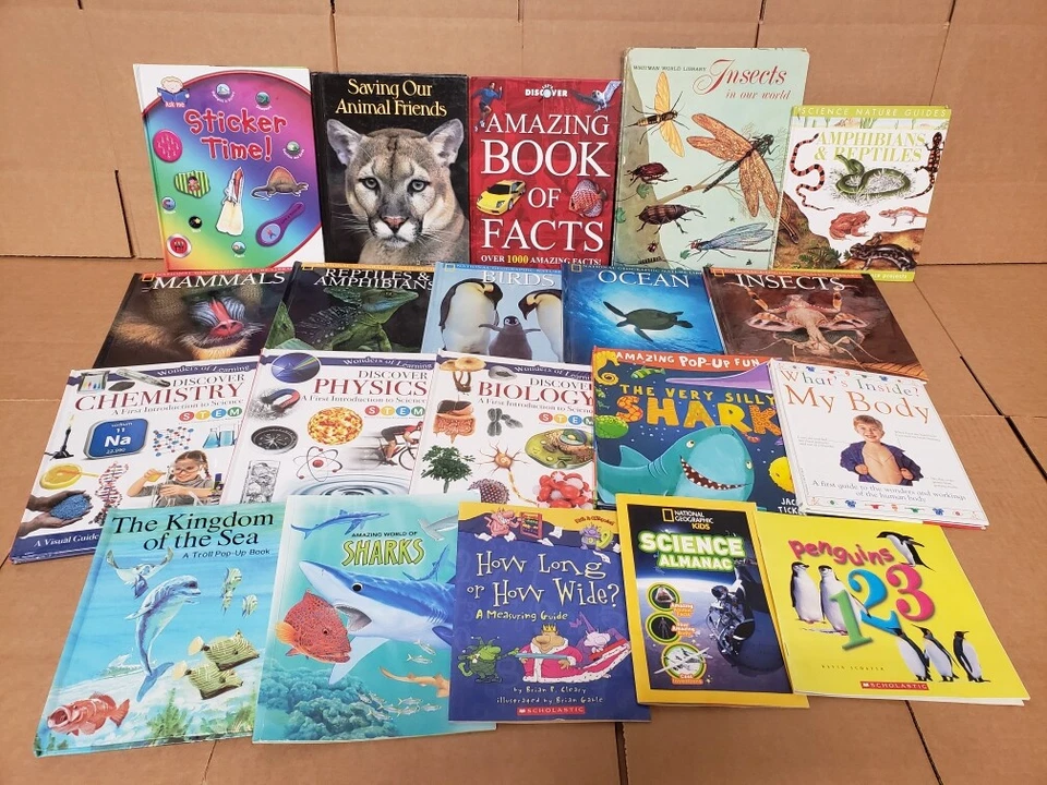 Lot of 25 Science Nature Experiment Animal Educational Learn Kid Child Books MIX - Image 3 of 4