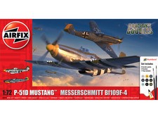 Airfix A50193 Dogfight Doubles P-51D Mustang vs Bf109F-4 (1:72 Scale)
