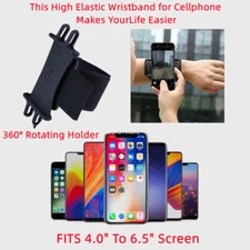 Cell Phone Sports Wristband Armband Running Jogging 360° Rotating Phone Holder