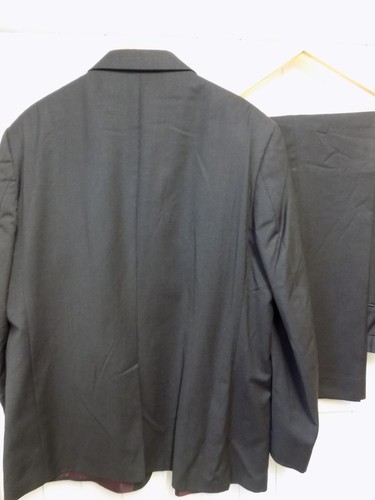 mens MARKS & SPENCER CHARCOAL WOOLMARK SUIT SIZE 48"M CHEST 40" WAIST 31" LEG - Picture 5 of 12