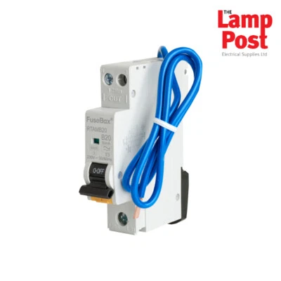 Fusebox Mini A Rated DP RCBO Range - Choose From 6A 10A 16A 20A 32A 40A Blank