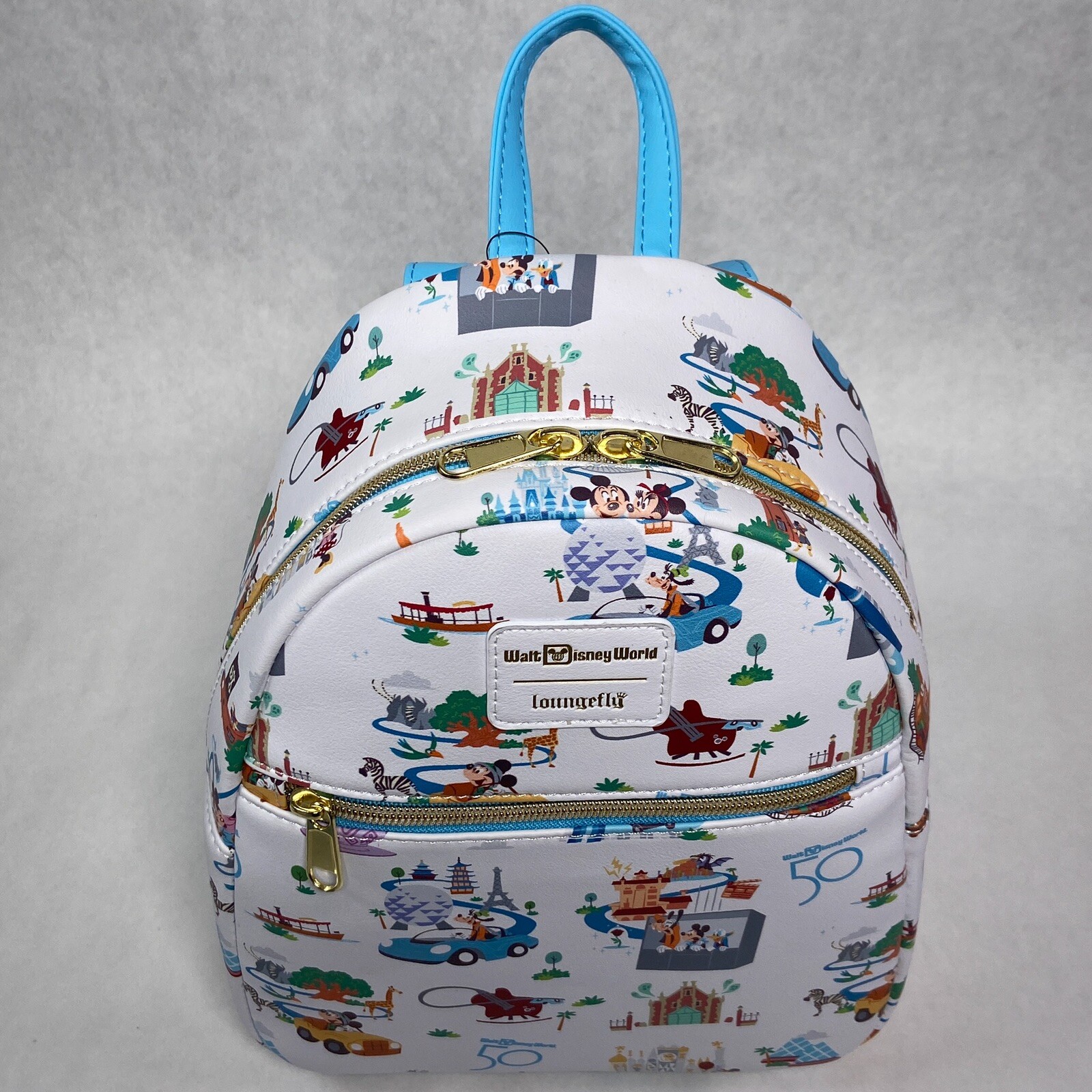 Loungefly Walt Disney World 50th Anniversary Mini Backpack Mickey Mouse