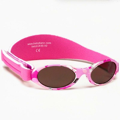 Adventure Kidz Banz Age 2-5 Sunglasses, Pink Diva Camo (9330696003742)