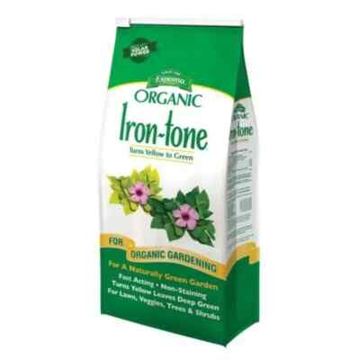 Espoma Organic Iron-tone Plant Food, Lowers Soil pH, 20lb