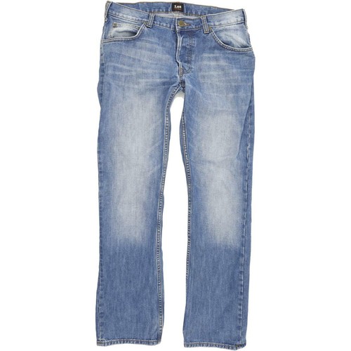 Lee Knox Men Blue Straight Regular 