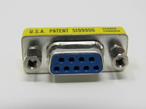 Standard DB9 Female Gender Changer Adapter - 第 3/6 張圖片