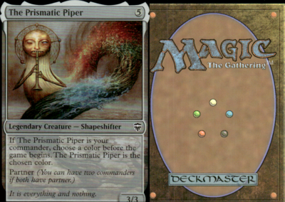 MTG 1x FOIL The Prismatic Piper Commander Legends Magic the