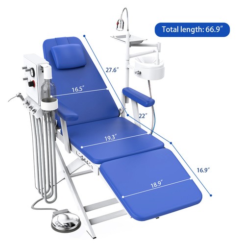 Portable Mobile Dental Delivery Unit Air Compressor Suction/Chair Turbine Unit - Picture 12 of 26