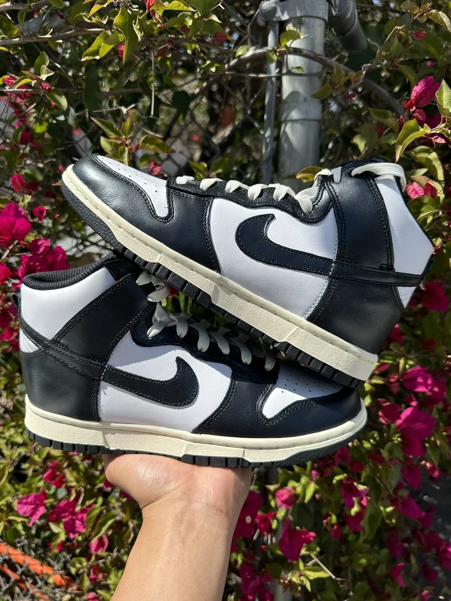 ⭐️Size 9.5W/8M- Nike Dunk High Vintage Black⭐️ NO BOX LID / SHIPS FAST ✅