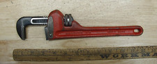 Vintage Armstrong 10M,All Steel, 10" Pipe Wrench,11/16" Jaws,2"Capacity,XLINT!