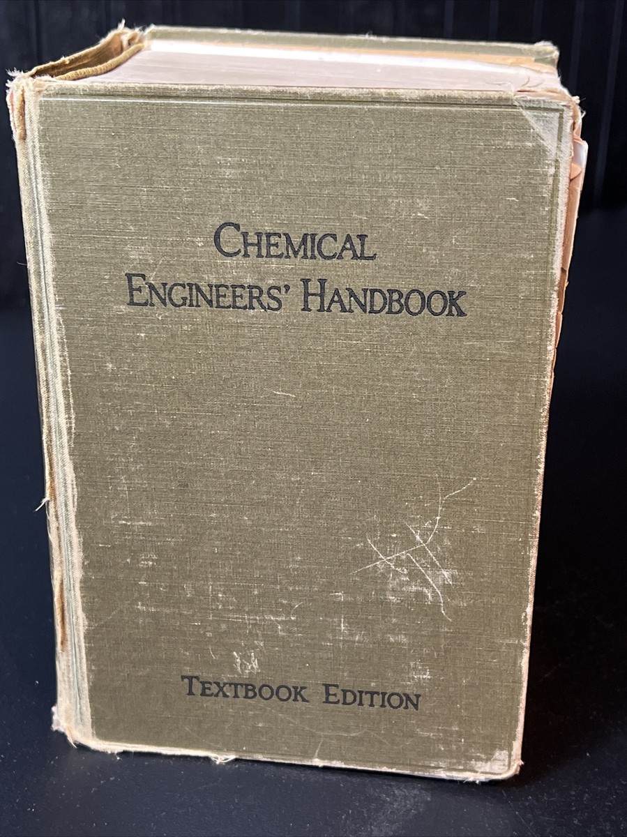 Chemical Engineers Handbook John H Perry 1941 Textbook 2nd