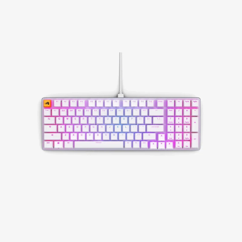 Glorious GMMK2 White Mechanical Gaming Keyboard US Layout