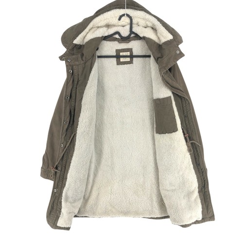 Lee Verde con Capucha Borreguillo Chaqueta Parka Abrigo TALLA XS - Imagen 4 de 11