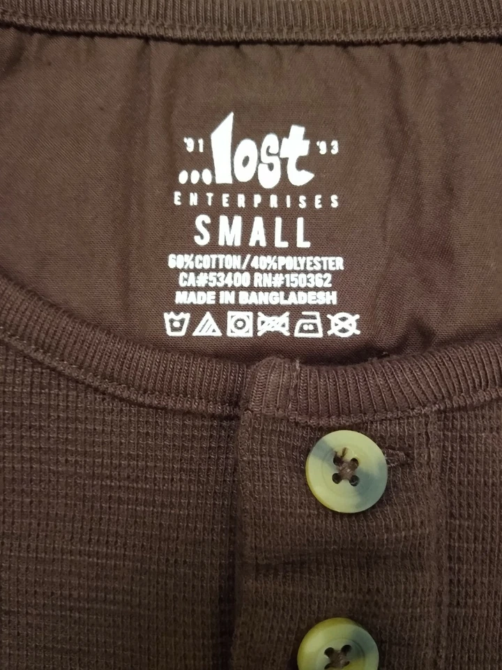 Sudadera Lost Enterprises Wine Dot Dot Dot Manga Larga Hombre Talla S  Foto 4 de 4