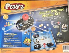 Playz Solar System Model Kit with 4 Speed Motor, HD Planetarium Projector