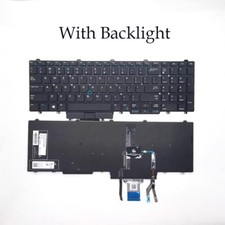 Replacement Keyboard For Dell Latitude E5550 E5570 5580 5590 5710 US / Backlight