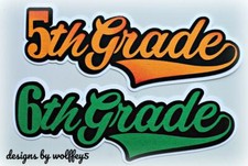 CRAFTECAFE TITLE GRADE premade paper piecing scrapbook diecut piece page WOLFFEY