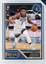 Anthony Edwards RC 2020-21 Chronicles Basketball Panini Threads Rookie Card #87