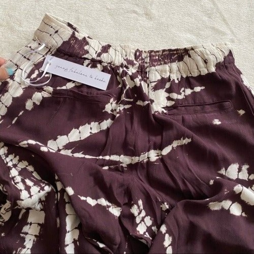 NWT Young Fabulous & Broke Brown Tie Dye Soft Pants Jensen Joggers Size Small. - Picture 9 of 11