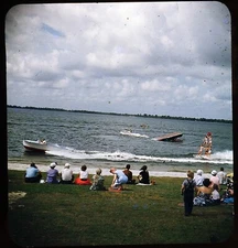 Aqua Show at Cypress Gardens - 1955 Stereo Realist slide Kodachrome #652