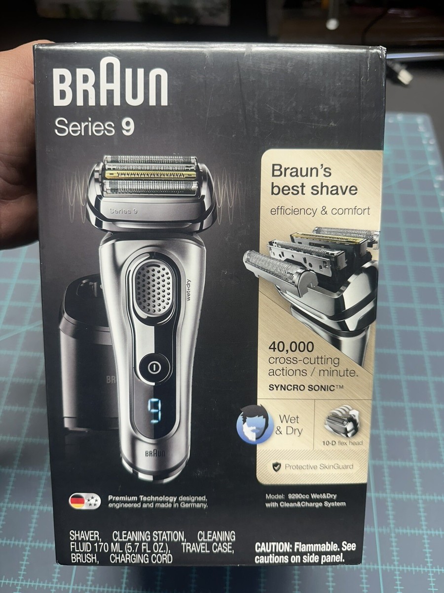 Braun Series 9 9290 CC Men's Electric Shaver - Silver | eBay