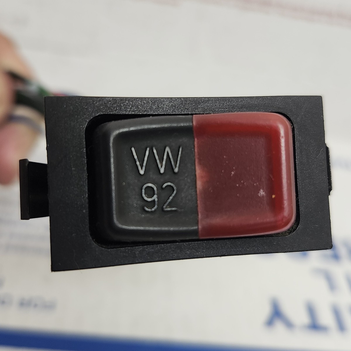 80-91 VW Vanagon Westfalia Hazard Switch Emergency Blinker