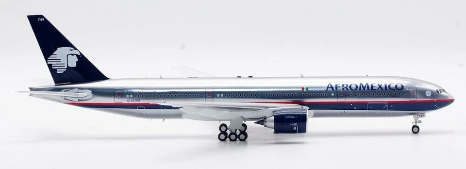 1:200 IF200 AeroMexico Boeing 777-200 N745AM pulido con soporte *ÚLTIMO* Foto 4 de 4