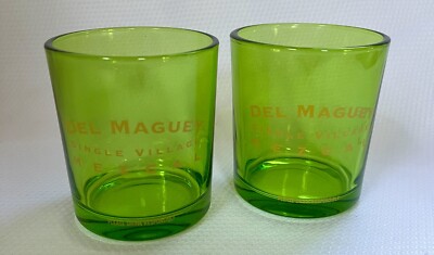 Del Maguey Single Village Mezcal Cocktail Glass Set Of 2 *BRAND NEW*