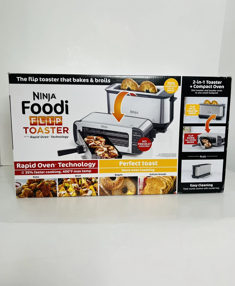 Ninja Foodi 2-in-1 Flip Toaster Oven