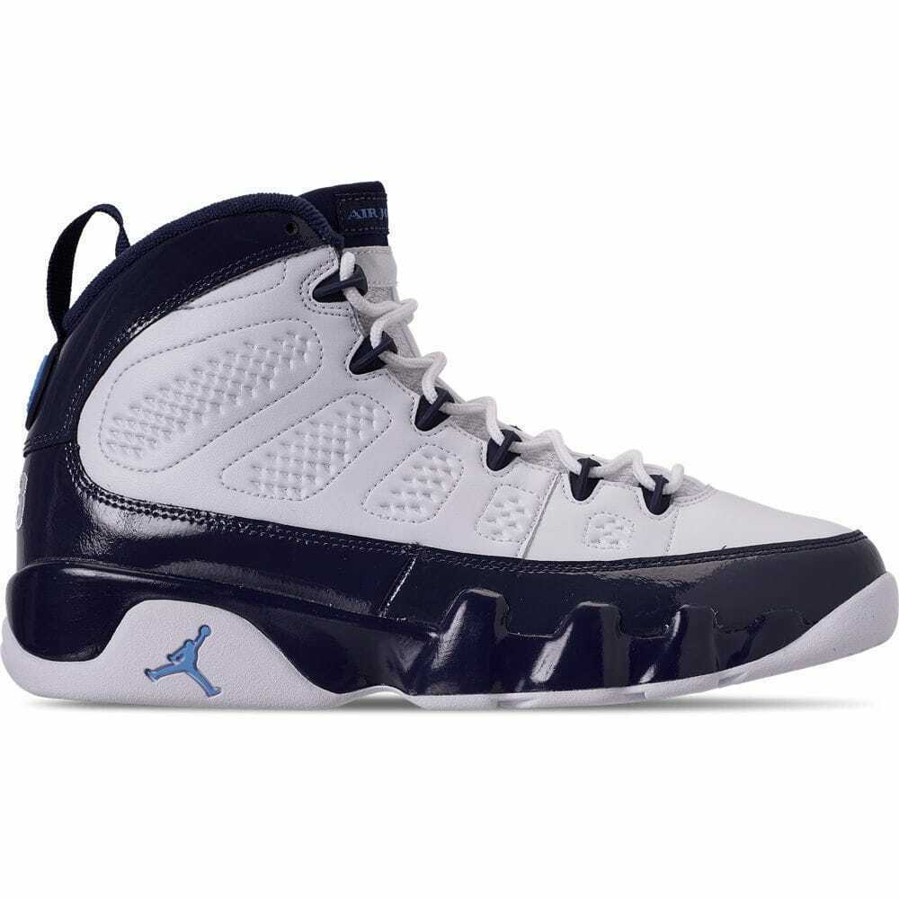NIKE AIR JORDAN 9 RETRO Sz 10.5 WHITE-BLUE 1 3 4 5 6 7 8 10 11 12