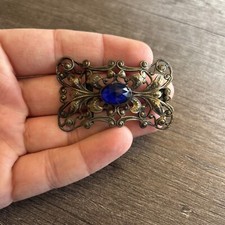 Vintage Art Nouveau Victorian Style Belt Buckle