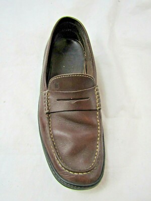 Tods Men’s Leather loafers, gently used size 10.5 Chocolate Brown TOD main image 2