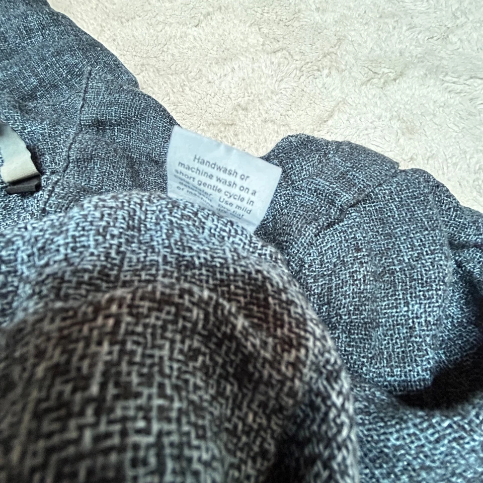 Jaqueta Cynthia Ashby Feminina Linho Aqua Elon Tamanho 2 Azul Texturizado Lagenlook Nova - Imagem 4 de 4