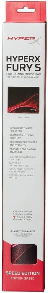 HyperX FURY S Speed Edition Pro - Gaming Mouse Mat L (45cm x 40cm) - Image 2 of 4