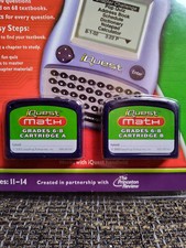 Quantum Leap Leapfrog iQuest Math Cartridges for Grades 6-8 Ages 11-14 NEW 2002