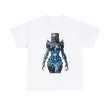 Unisex Adult T Shirt Scary Monster Futuristic Bodycon Dress Cyborg Movie Tee