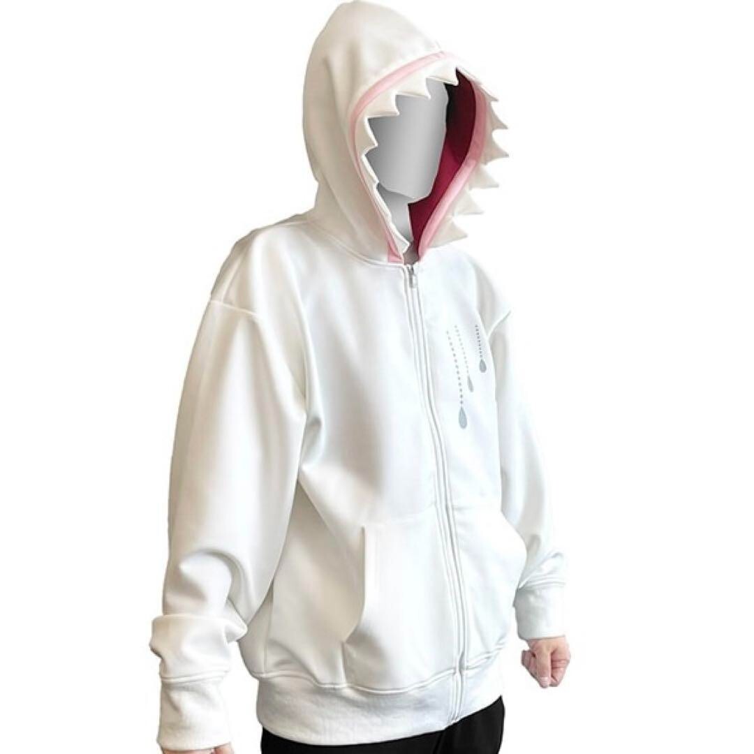 Monster Hunter Khezu Motif Hoodie Capcom Size FREE White | eBay
