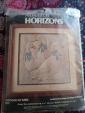 Monarch Horizons VTG Candlewicking Kit Gaggle of Geese Made In USA. A-4