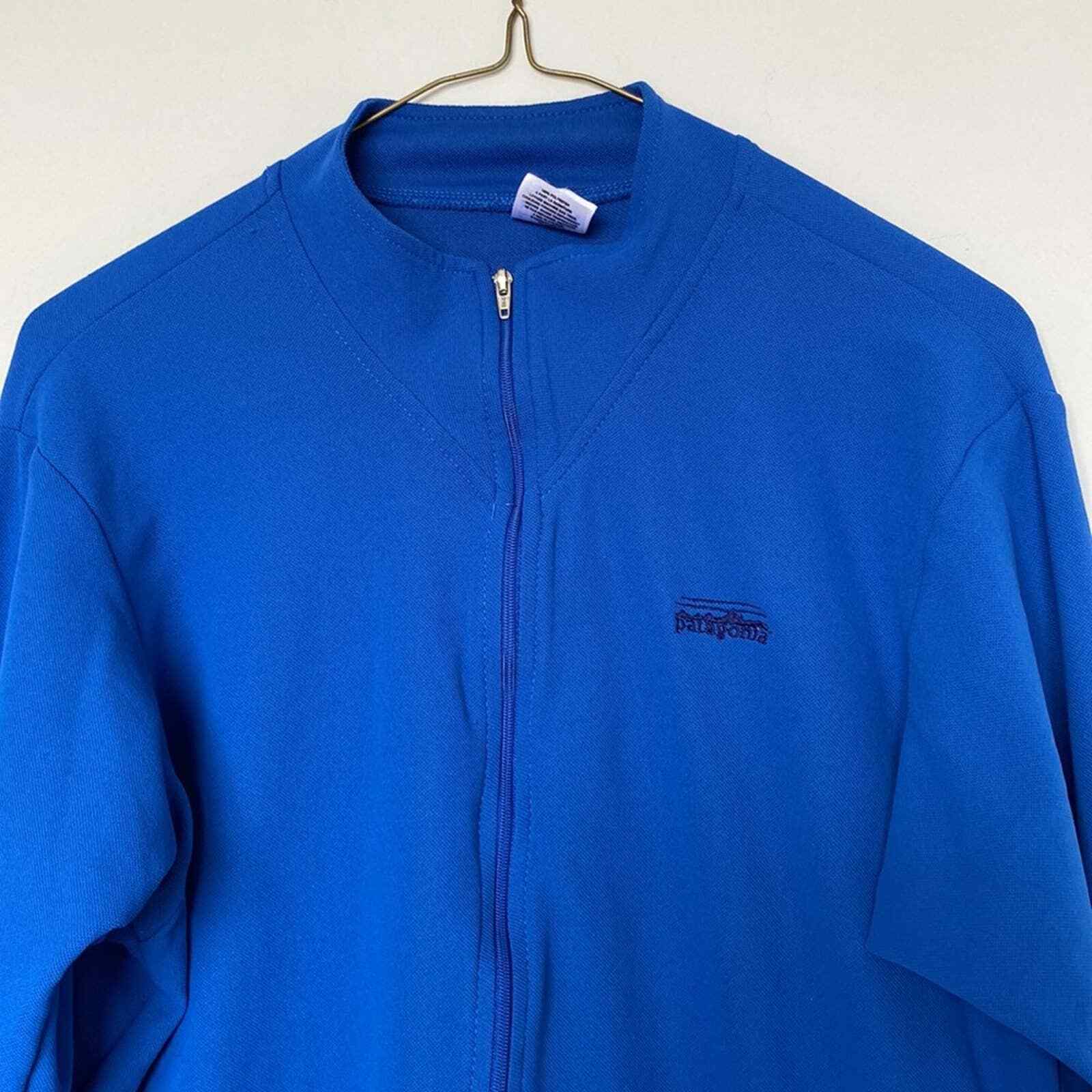 Patagonia 1/4 Zip Pullover Size M Blue Polyester … - image 2