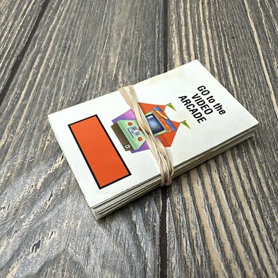 Monopoly Junior 1990 Chance Replacement Parts