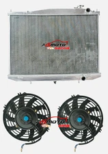 Radiator+Fan For Nissan Navara D22 3.0L 2001-06/3.3L V6 Petrol TD 1997-2006 MT
