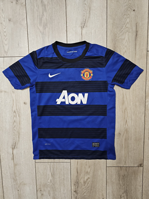 MANCHESTER UNITED 2011 2012 AWAY FOOTBALL SOCCER JERSEY BOYS 12