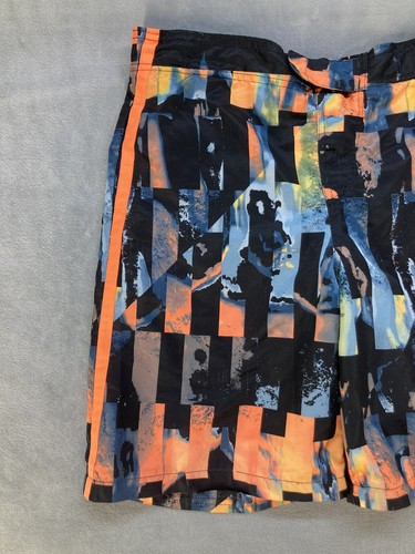 Nike Men’s Black & Orange Swimming Shorts Size XL - Picture 2 of 9