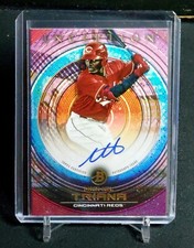 2022 Bowman Inception Prospect Autographs Fuchsia Auto Michel Triana #'d 35/75